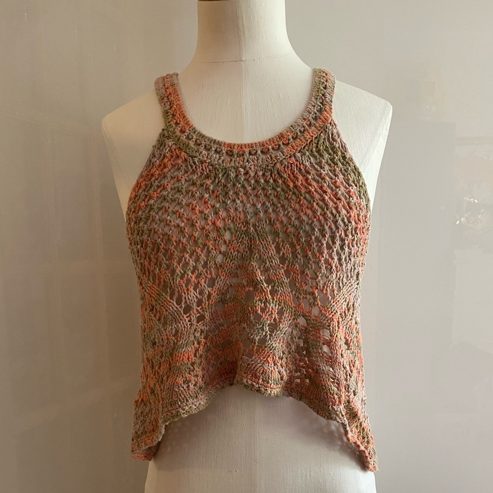 Free People Knit hi-lo top M